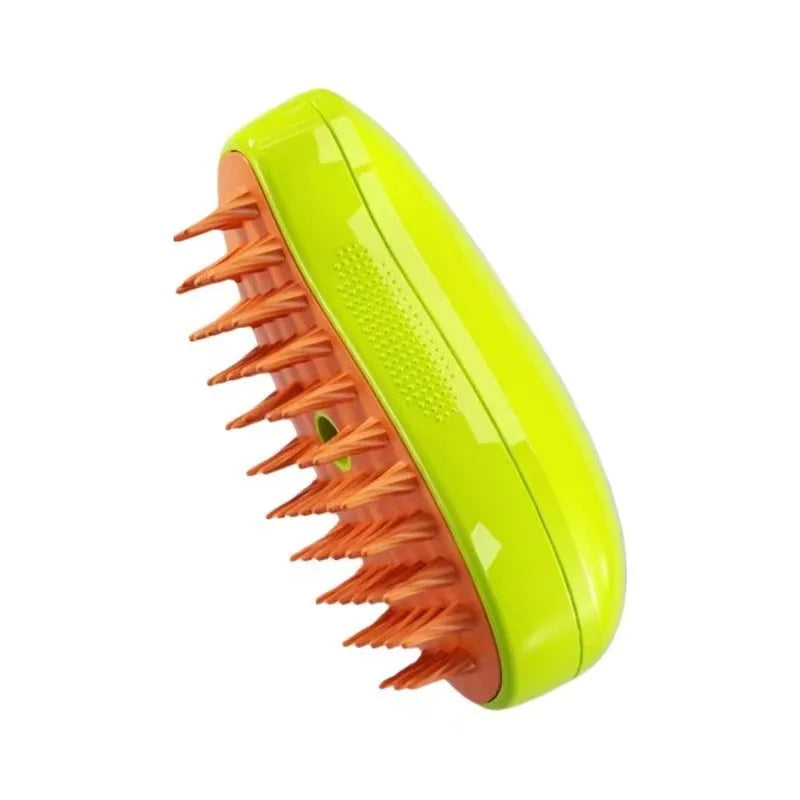 Smart Pet Spray Comb – Automatic Steam Brush for Cats & Dogs, Anti-Static Hair Removal, Rechargeable Grooming Tool for Tangle-Free Fur.